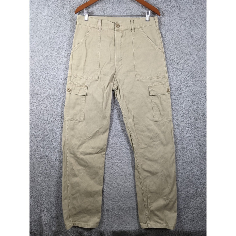 Vtg Redhead Cargo Pants Men 33x33.5 Khaki Cotton Utility Outdoor Straight Leg